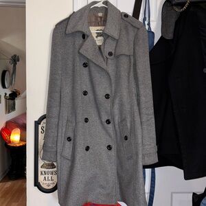 Women’s Burberry Fox Pea Coat